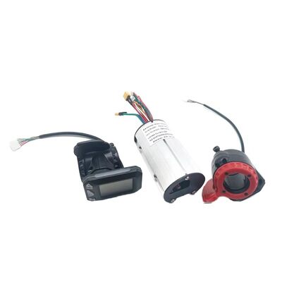 24V 14A 250W Electric Scooter Controller Set with LCD Display & Thumb Throttle Disc Brake Accessory for Ebike