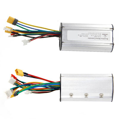 24V 14A 250W Electric Scooter Controller Set with LCD Display & Thumb Throttle Disc Brake Accessory for Ebike