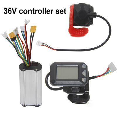 36V 12A 350W Brainpower Motor Controller with LCD Monitor Electric Scooter Bike Brake Set 6.5inch Essential Accessories