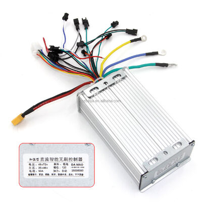 DAMAO 48v/72v 50A Direct Drive Controller Display Accelerator Indoor for Dual Engines Electric Ebike Scooter Spare Accessories