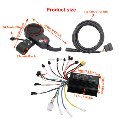 48V20A Brushless Motor TF-100+Cable/Single Mode Display Kit ebike convertion kit for Kugoo/Kukirin M4 Scooter accessories