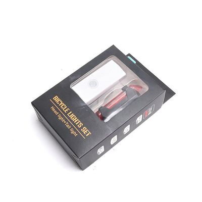 Hot Selling Rechargeable LED Bicycle Light Set Waterproof with Battery Power Supply for Outdoor Activities