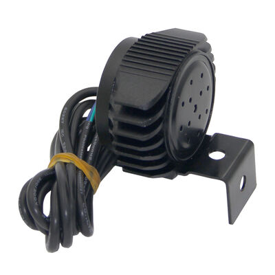 12W Front LED Electric Scooter Bicycle Light 2-in-1 Waterproof Bright Horn Headlight Ebike 12-80V Battery Powered for Bicycle