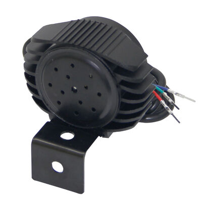 12W Front LED Electric Scooter Bicycle Light 2-in-1 Waterproof Bright Horn Headlight Ebike 12-80V Battery Powered for Bicycle