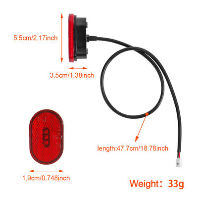 Mi4  Electric Scooter Accessories Rear Tail Light Safety Warning Stoplight Compatible with Mi4 Electric Scooter