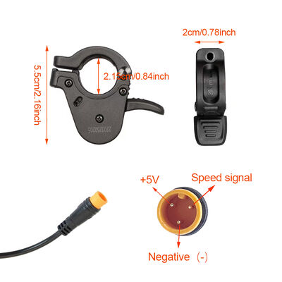 300X Right/Left Hand Electric Scooter Throttle 24V 36V 48V 72V Electric Bicycle Accelerator Essential Scooter Parts Accessories