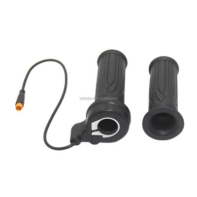 Waterproof Handle Electric Bicycle Twist Throttle Electric Parts for Ebike /fatBike Motorcycle Tricycle Hall Sensor Accelerator