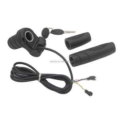 Universal Electric Hub Motor Kit Twist Throttle Half-Bar Throttle with Electric Lock for electric scooter E-Bike & Thumb Bicycle