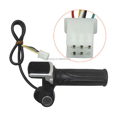 Electric e-bike Handlebar LCD Display Twist scooter Throttle Accelerator Grip with Key Lock for E-bike E Scooters accessories