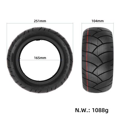 New 100/55-6.5 Tubeless Tire 90/65-6.5 Thickened Wear-resistant Vacuum Tyre Air Valve for Dualtron Thunder  Electric Scooter