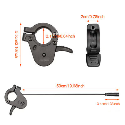 300X Electric Bicycle  Accelerator Thumb Scooter Throttle SM male for 24V 36V 48V Ebike /fatbike