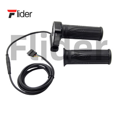 Throttle Grip Replacement for Jetson Haze Folding EBike for DYU Electric Bicycle with Cruise Control Button and LCD Volt