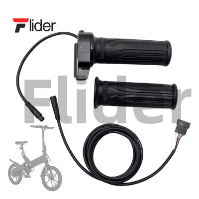Throttle Grip Replacement for Jetson Haze Folding EBike for DYU Electric Bicycle with Cruise Control Button and LCD Volt