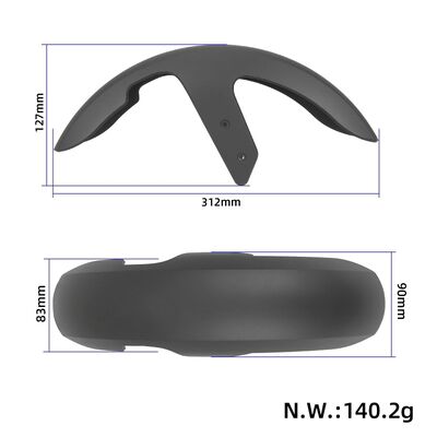Original Front Fender Water Shield Mudguard for Xiaomi 5Plus Scooter with Water Shield Feature and Electric Scooter Application