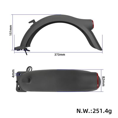 ABS Material Rear Fender Hook and License Plate Hook for Xiaomi 5Plus Electric Scooter Application