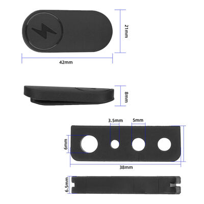 Waterproof and Dust Proof Silicone Charging Port Cover for Xiaomi 5/5 Pro Scooter Accessory