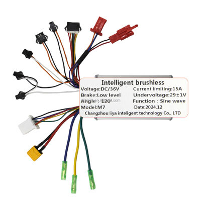 36V 15A Brushless Motor Controller with LCD Colour Display and Easy Installation for Electric Scooters